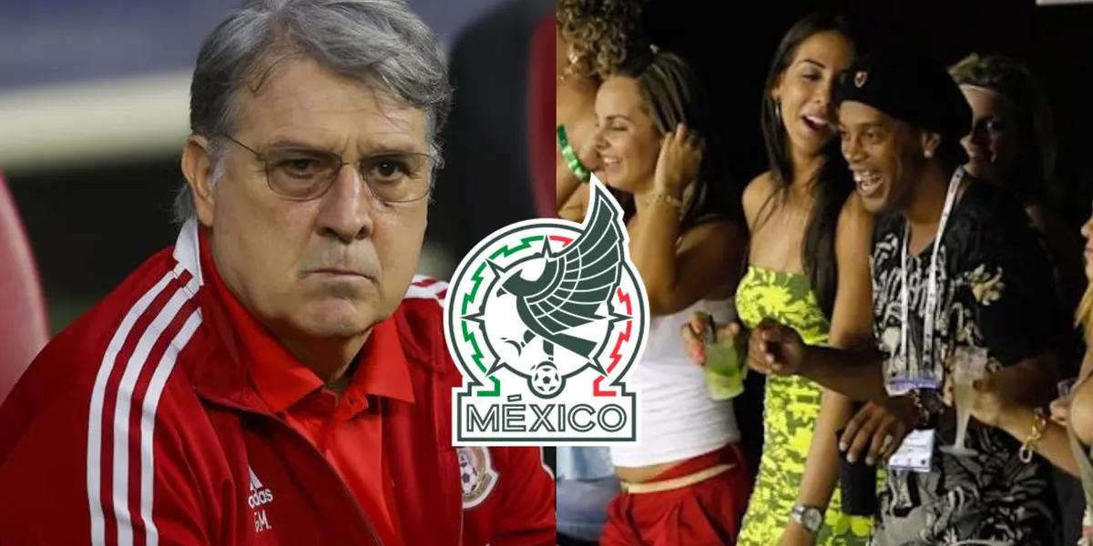 He is leaving the Mexican national team for good. At the time, he brought women to the training camp and would leave El Tri for good.