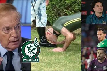 He is a real bootlicker and should not be in the Mexican national team, according to José Ramón Fernández.