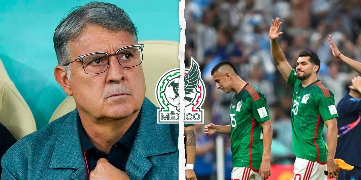 He knows that Martino, the first to leave El Tri, is leaving and his chances of staying in Mexico are over