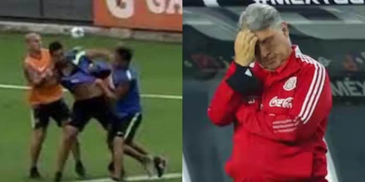 He lashed out at the coach and the coaching staff, got tired and left El Tri.