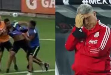 He lashed out at the coach and the coaching staff, got tired and left El Tri.