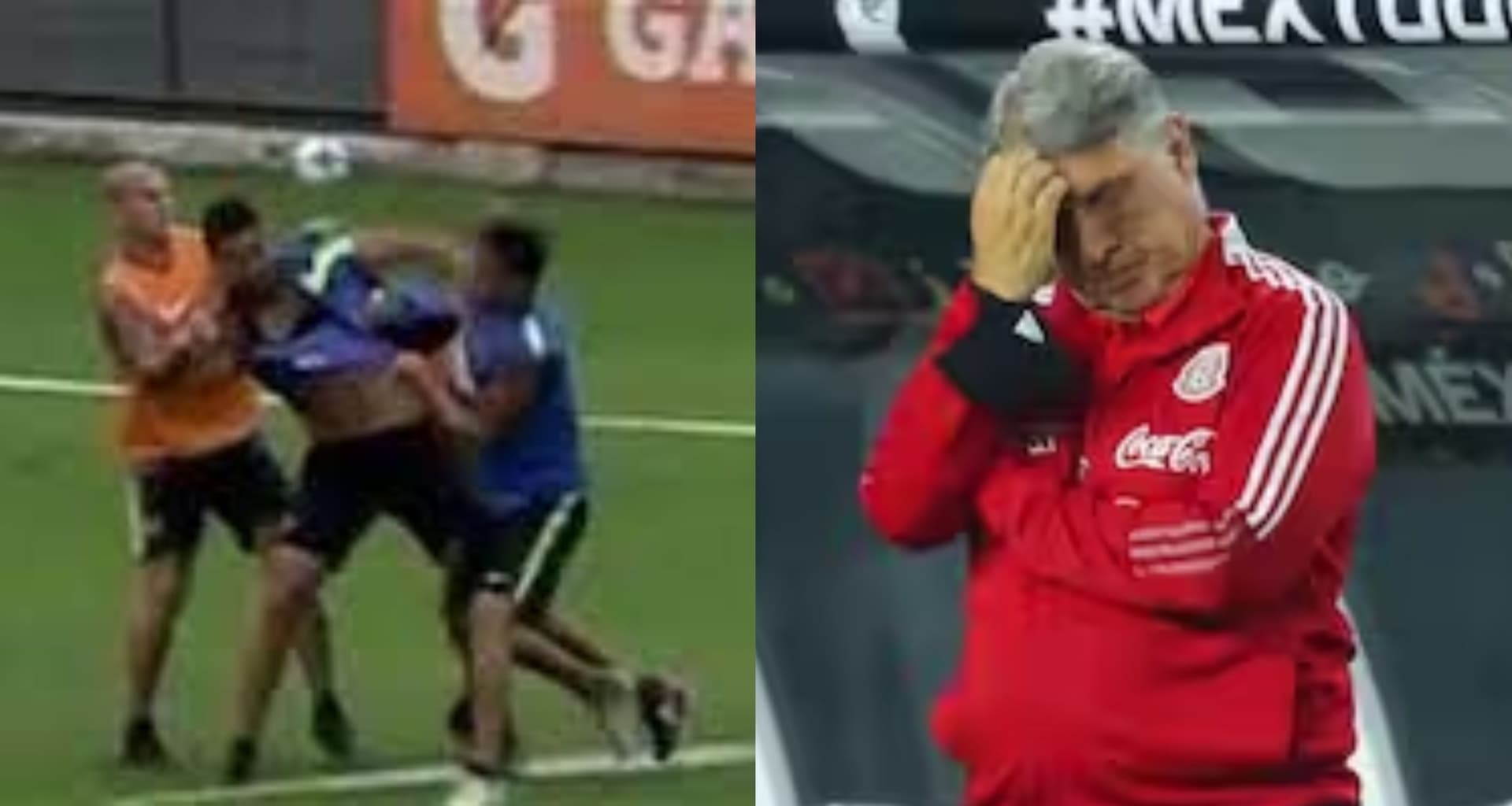 He lashed out at the coach and the coaching staff, got tired and left El Tri.