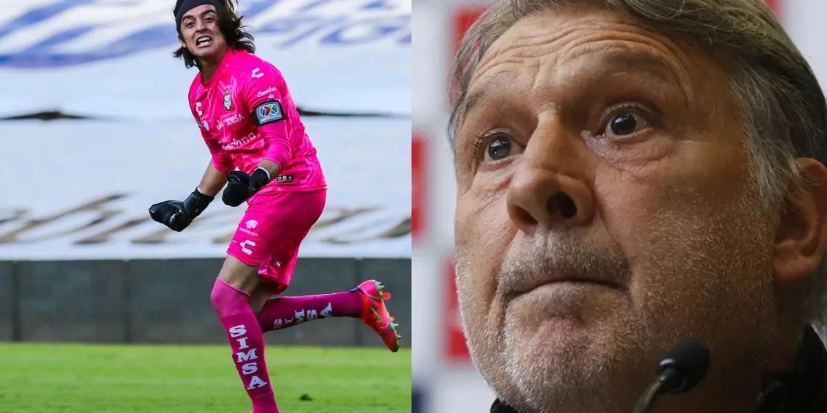 He sacrifices himself, he knows that someone must be there to stop Ochoa and gives him his place in the Tri.