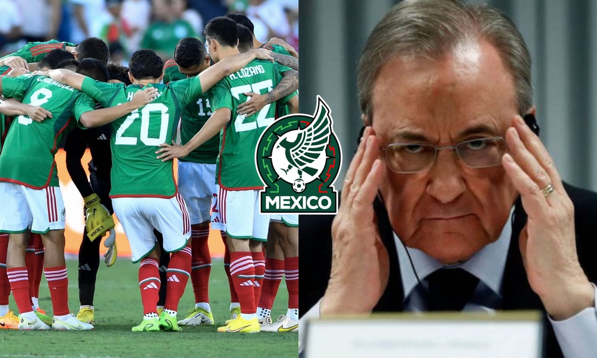 He said no, the Mexican player refused to play for Real Madrid, now he is resigning from El Tri.