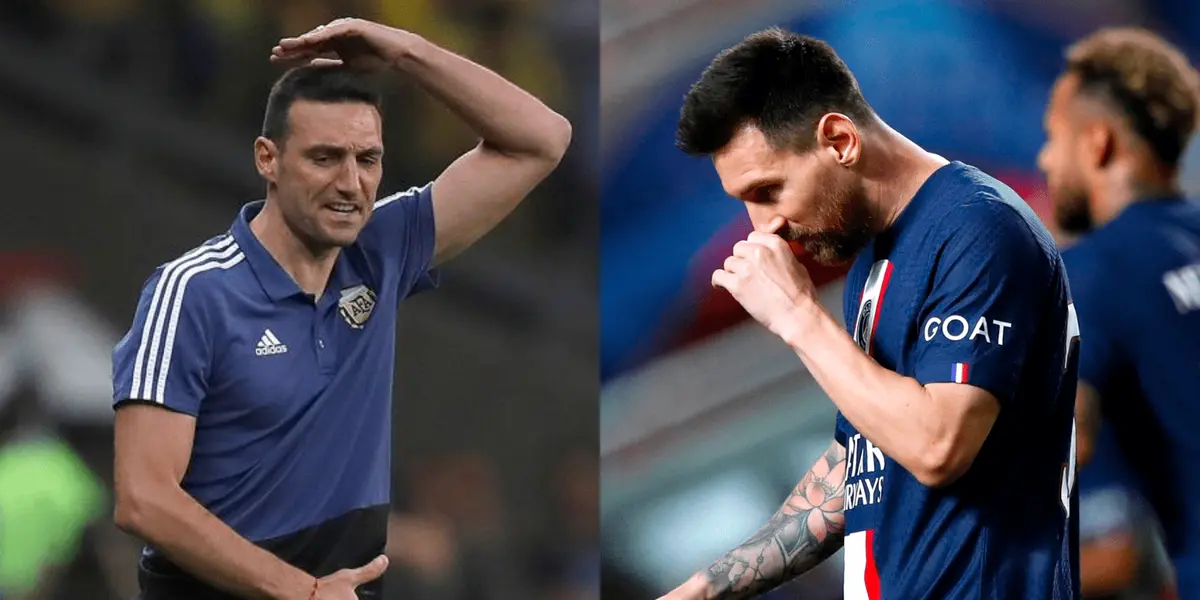 He scores goals in Europe, is a leader with his club in Italy and Lionel Scaloni does not see him again.