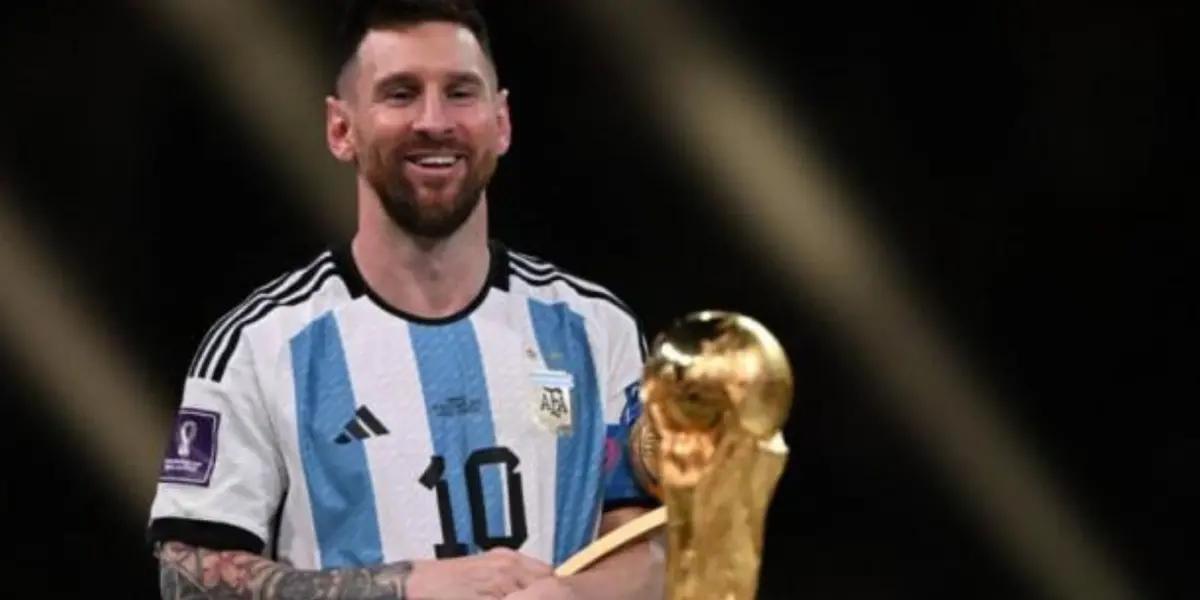 He stood out with the Albiceleste, but spoke others after obtaining the historic title in Qatar