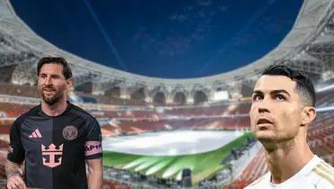 PHOTO: Cristiano Ronaldo with Al Nassr and Lionel Messi with Inter Miami.