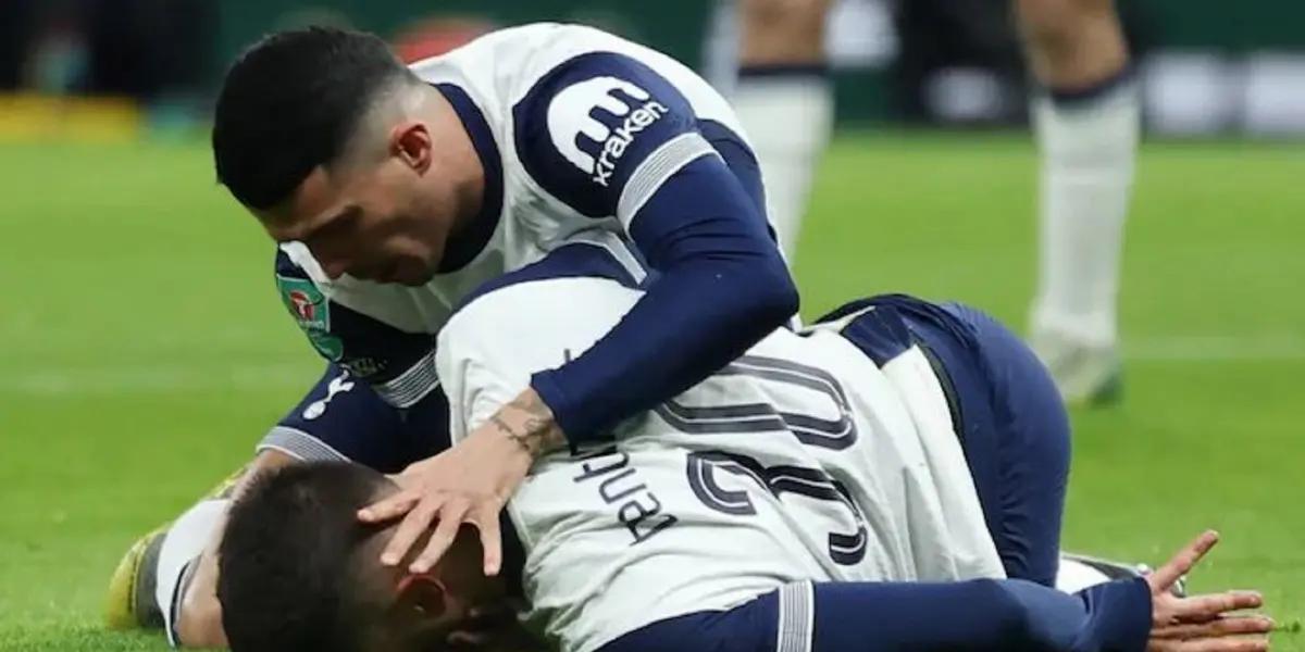 he Uruguayan player collapsed on the pitch during the League Cup match against Liverpool and had to be stretchered off