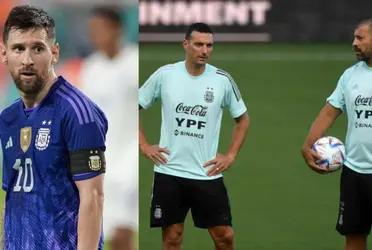 He was a substitute in the first game that his team played in Qatar