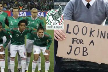 He was a World Cup player with El Tri, he was banned because of a woman, now he has no job.