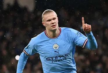 He was brought to Manchester City to become UEFA Champions League champion, the first thing Haaland did