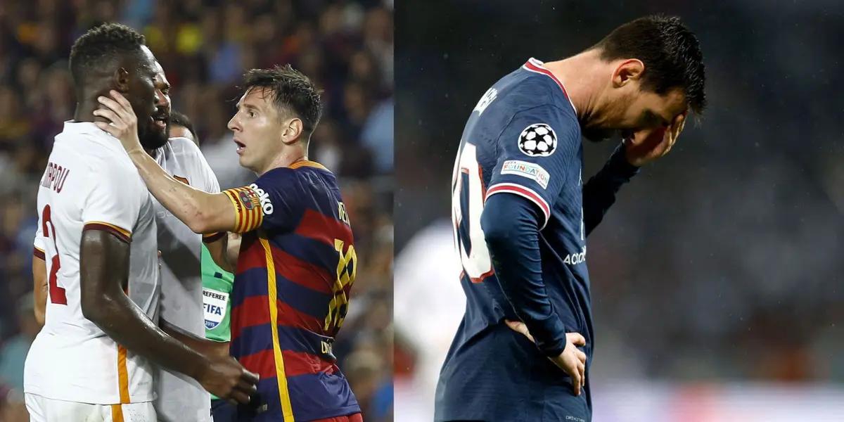 He was Leo's teammate in Spain, he has a bad time in England and the fans of his club ask for his departure