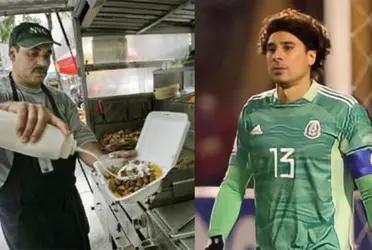 He was looking to replace Guillermo Ochoa in the national team. His poster said he had a good future, now he sells food.