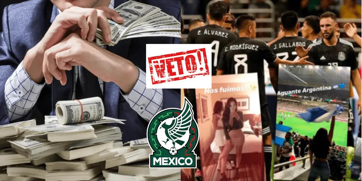 He was removed from the Mexican national team because of his parties and excesses. Now the player is a millionaire but without doing much for his club.