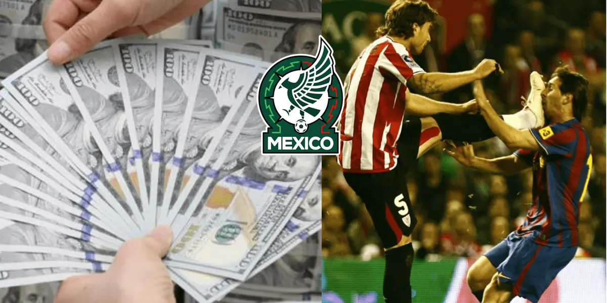 He was the most lumbering of the Mexican national team, a real curmudgeon, now he is a millionaire. 