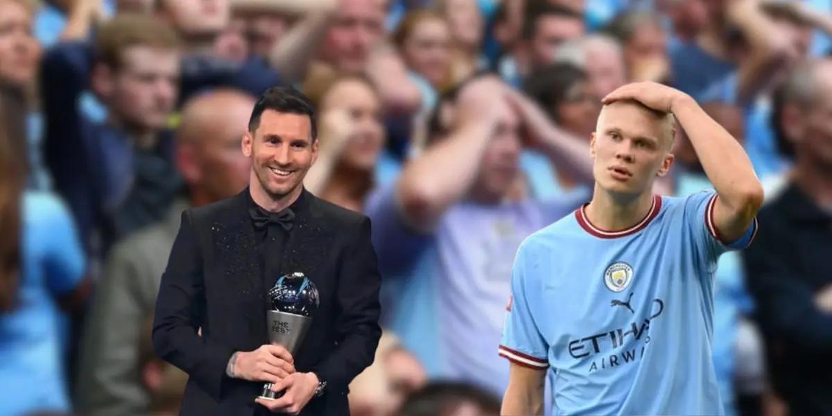 He was the overwhelming favorite to win the award for the best soccer player on the planet