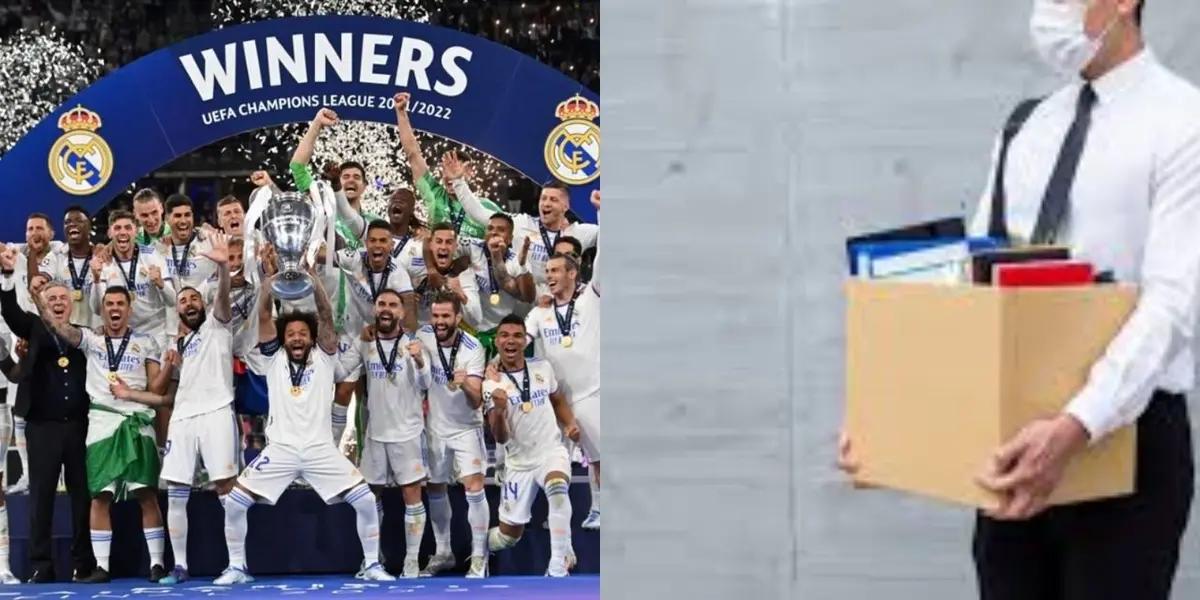 He won two Champions League with Real Madrid and now he has no job