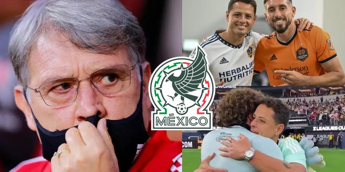 Héctor Herrera and Guillermo Ochoa would look to Javier Hernández's return; Martino would be clear about the outlook.