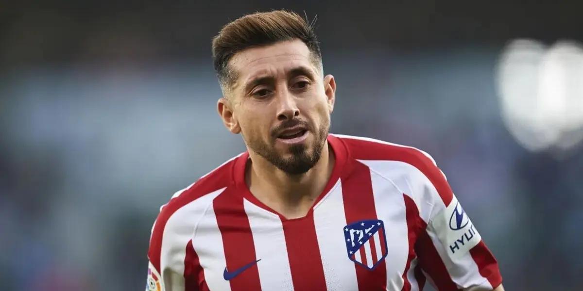 Héctor Herrera was erased from Atlético Madrid by Diego Simeone.