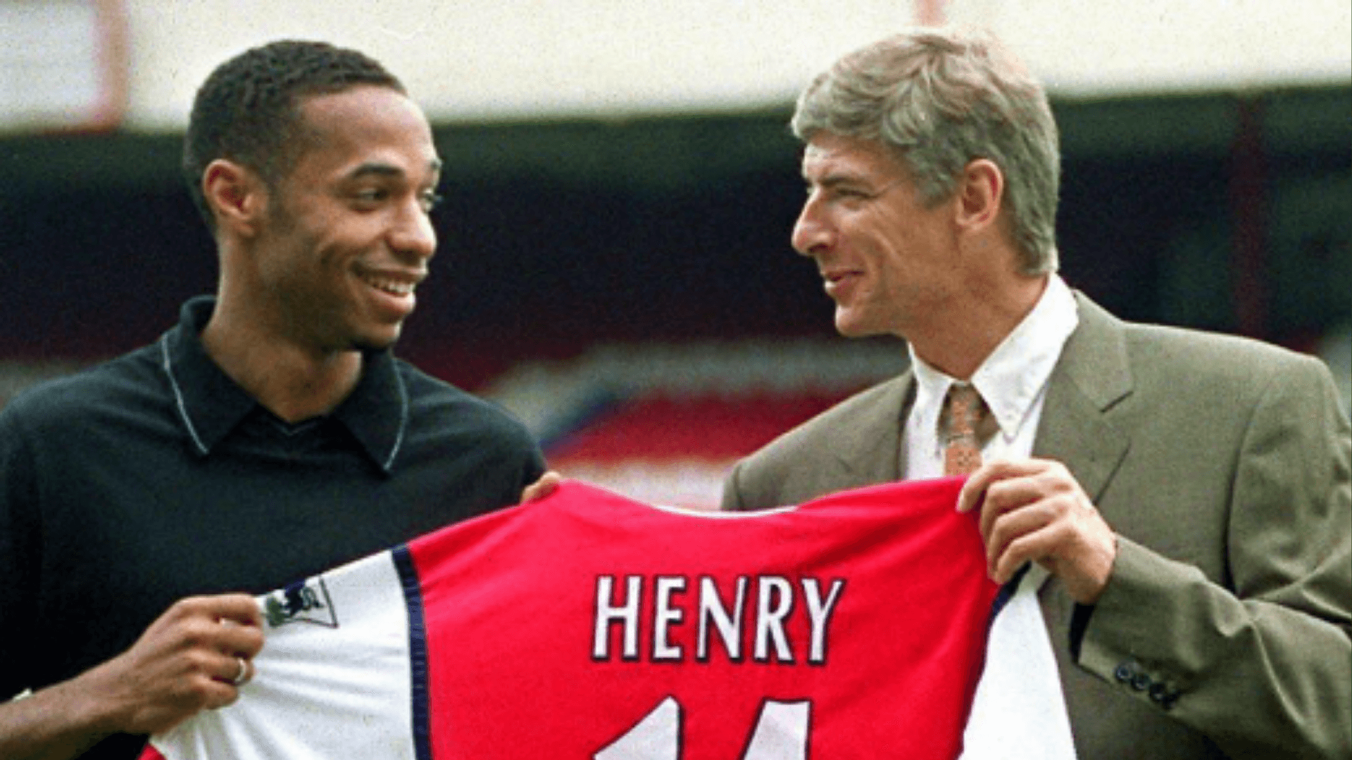 Henry and Arsene Wenger. Photo: Henry's social networks.