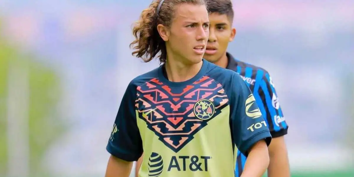 He's 18 years old and has been part of Liga MX teams like Querétaro and Atlético San Luis.