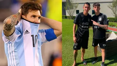 He's Argentine and plays with Messi, but now he'll use Ronaldo's soccer boots