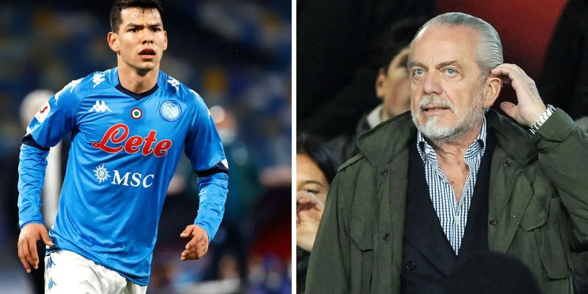 Hirving Lozano arrived in Mexico for shoulder surgery but receives a low blow from Napoli.