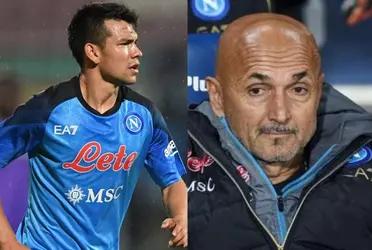 Hirving Lozano didn't get many minutes against Inter Milan, now Napoli's coach unloads on Chucky