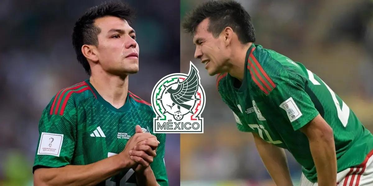 Hirving Lozano didn't hold anything back and before leaving Qatar he threw everything at the real culprits