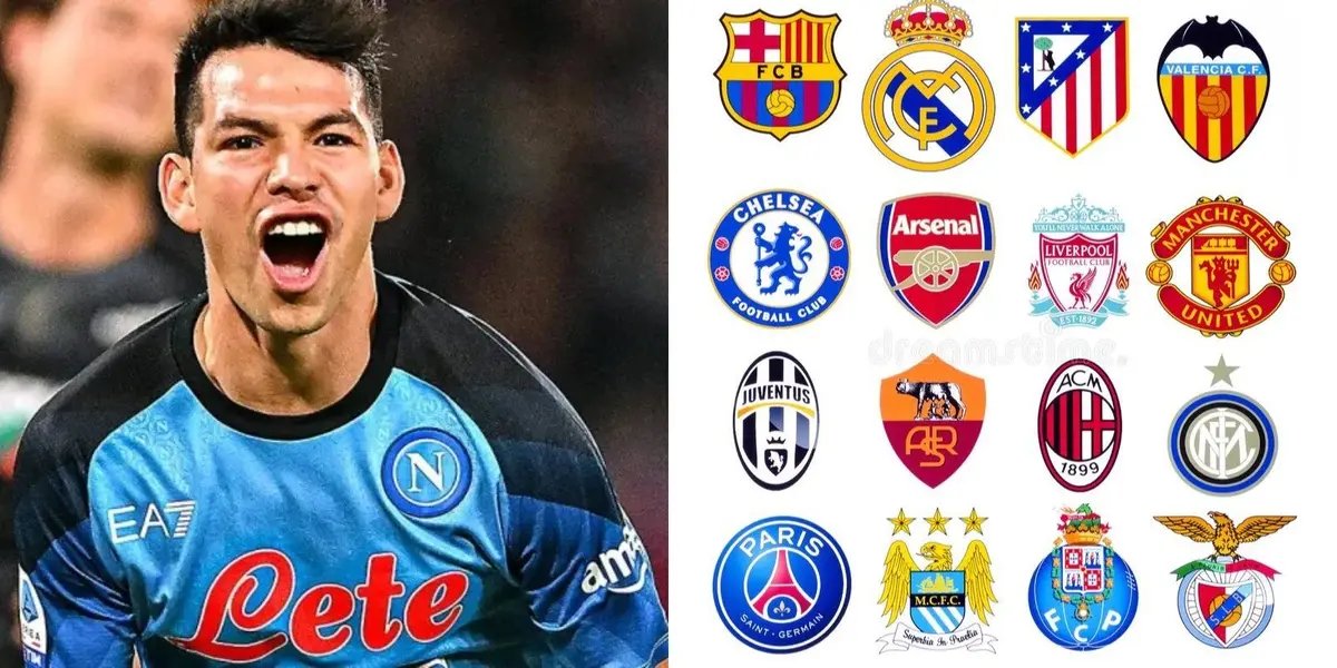 Hirving Lozano ends his contract with Napoli in 2024 and several clubs are looking for him