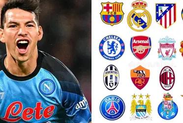Hirving Lozano ends his contract with Napoli in 2024 and several clubs are looking for him