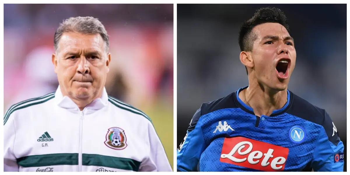 Hirving Lozano had an intimate talk with his coach at the Mexican national team, Gerardo "Tata" Martino, that has changed his thoughts.