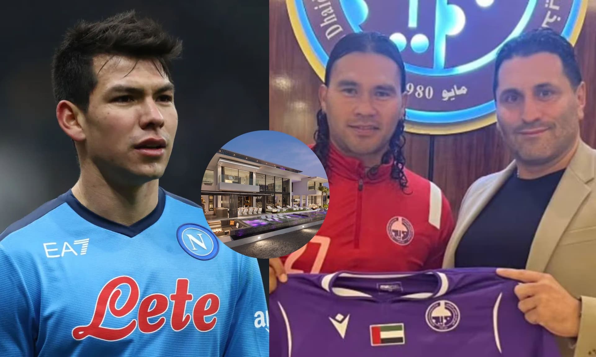 Hirving Lozano has a one million house in Italy and the difference with the house where Gullit Peña could live