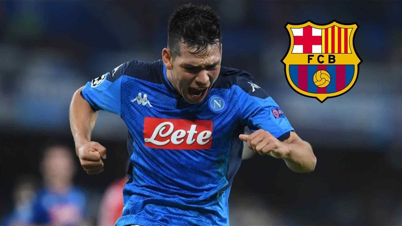 Hirving Lozano is being monitored by Liverpool but Barcelona give the Mexican great news.