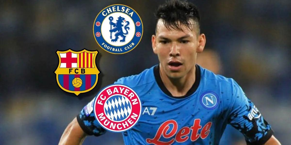 Hirving Lozano is Napoli's star player, Manchester United and Real Madrid have sounded out the Mexican, but another club has launched an offer of 13 million euros.