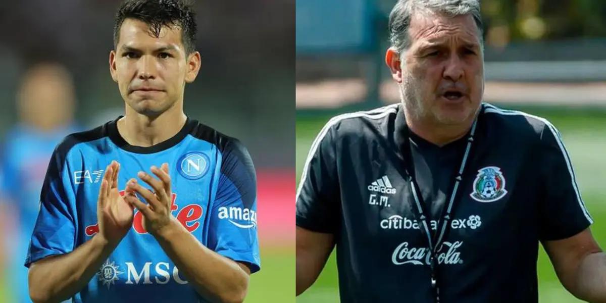 Hirving Lozano is not playing his best football, but now this is what Martino does.