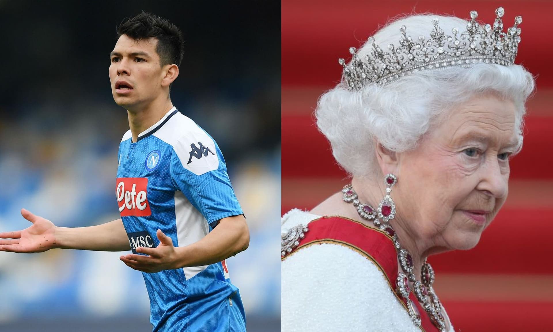Hirving Lozano is one of the highest-paid Mexican players in Europe, but his fortune is not even a fraction of Queen Elizabeth's.