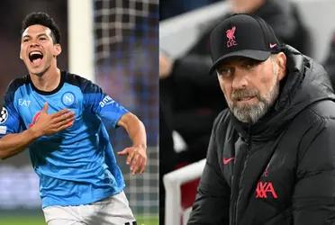 Hirving Lozano stepped foot at Anfield stadium and Liverpool manager Jürgen Klopp surprised with his reaction