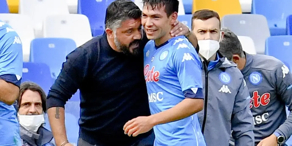 Hirving Lozano no tendrá a Gennaro Gattuso como entrendor en Napoli la próxima temporada
