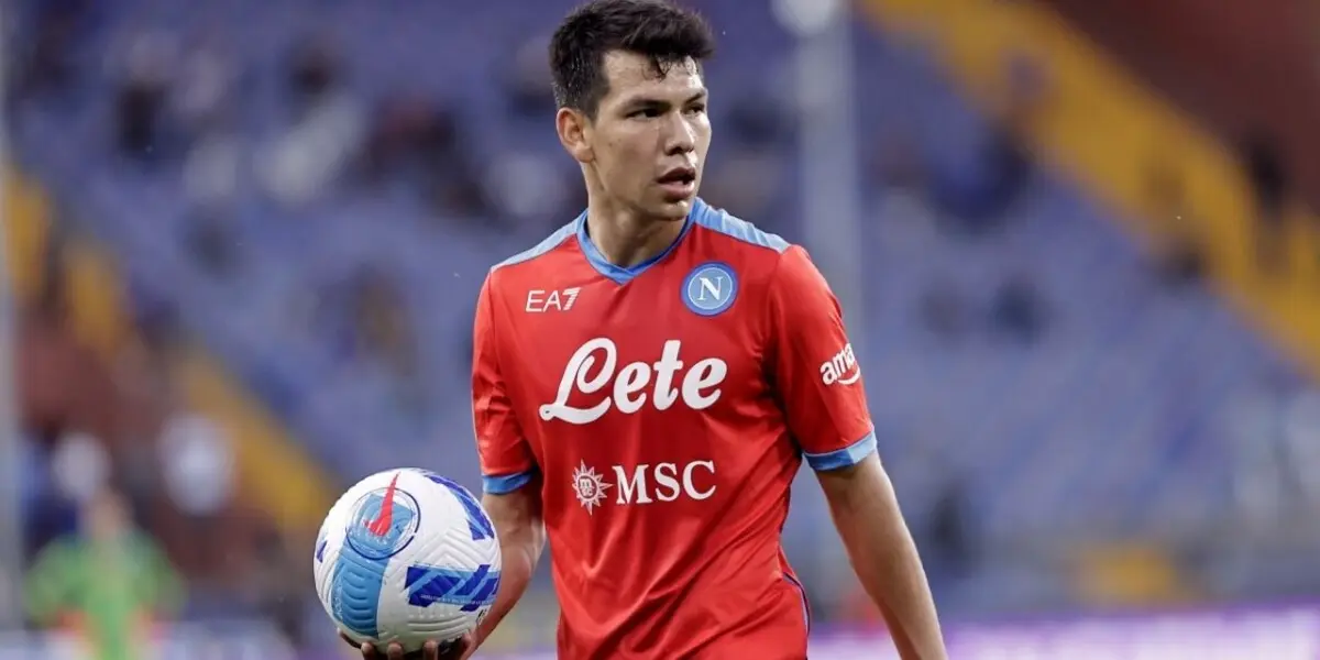 Hirving Lozano was shown the red card in the 83rd minute after a tackle on Nicolás González.