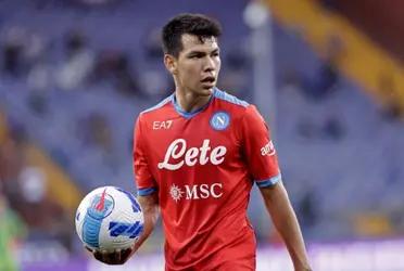 Hirving Lozano was shown the red card in the 83rd minute after a tackle on Nicolás González.