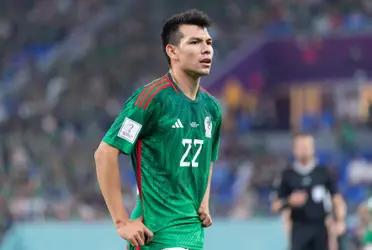 Hirving Lozano was with El Tri, but receives surprise news from Italy