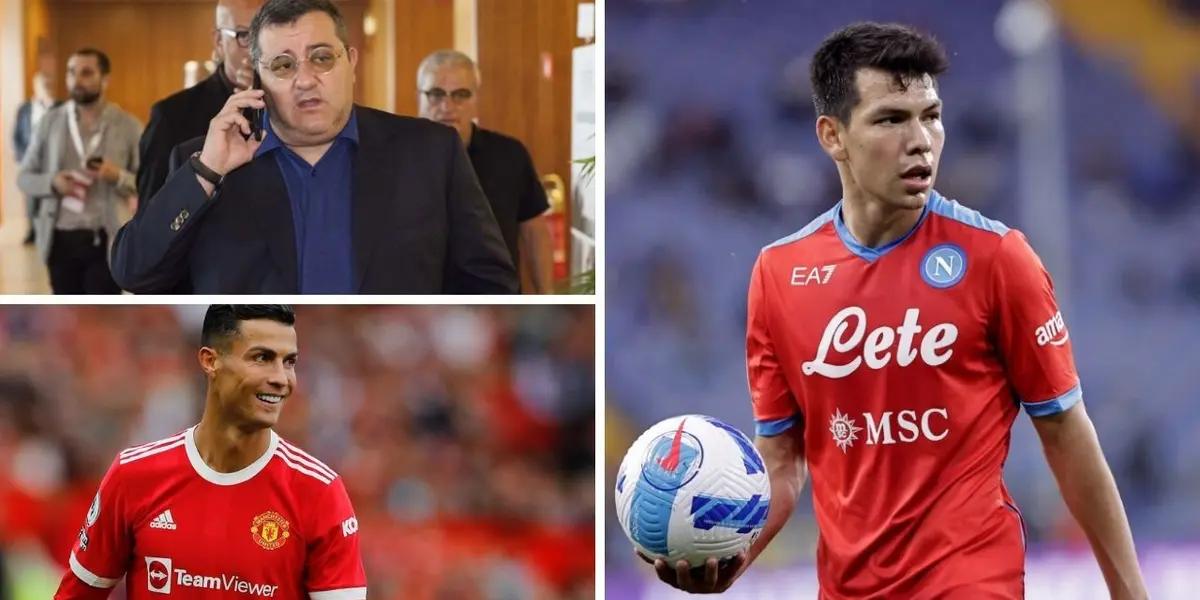 Hirving Lozano would leave Italy and follow in the footsteps of CR7.