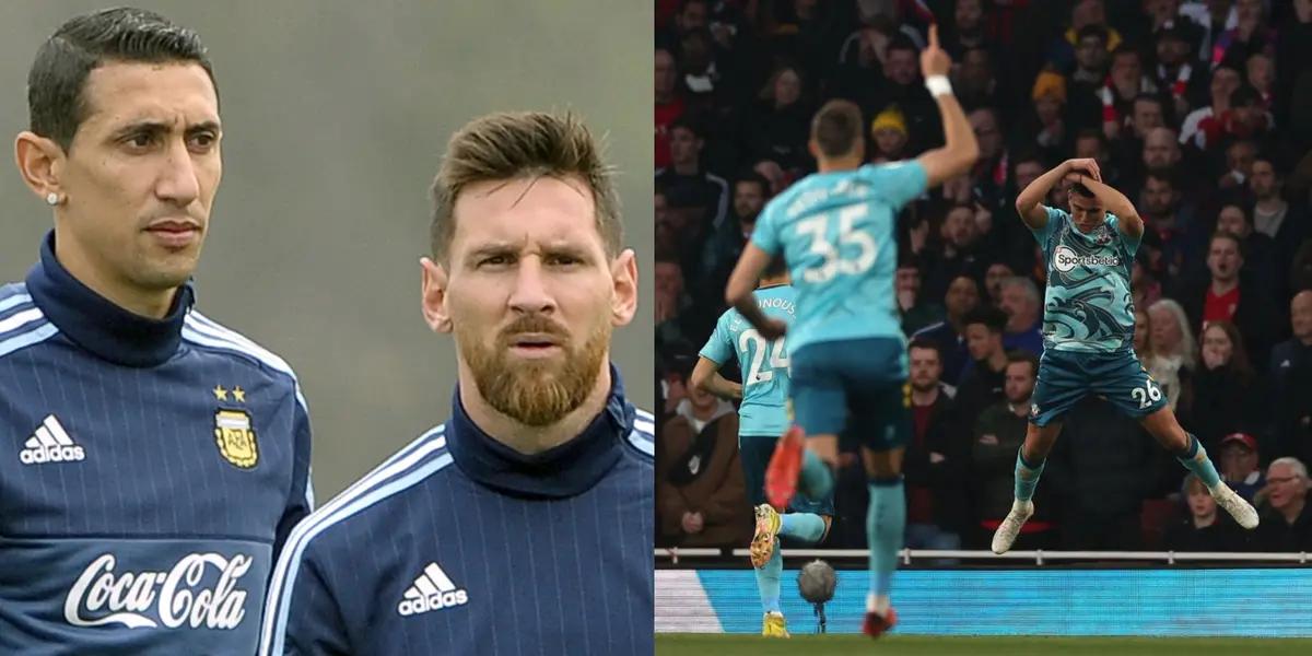 His celebration was not well received in Argentina.