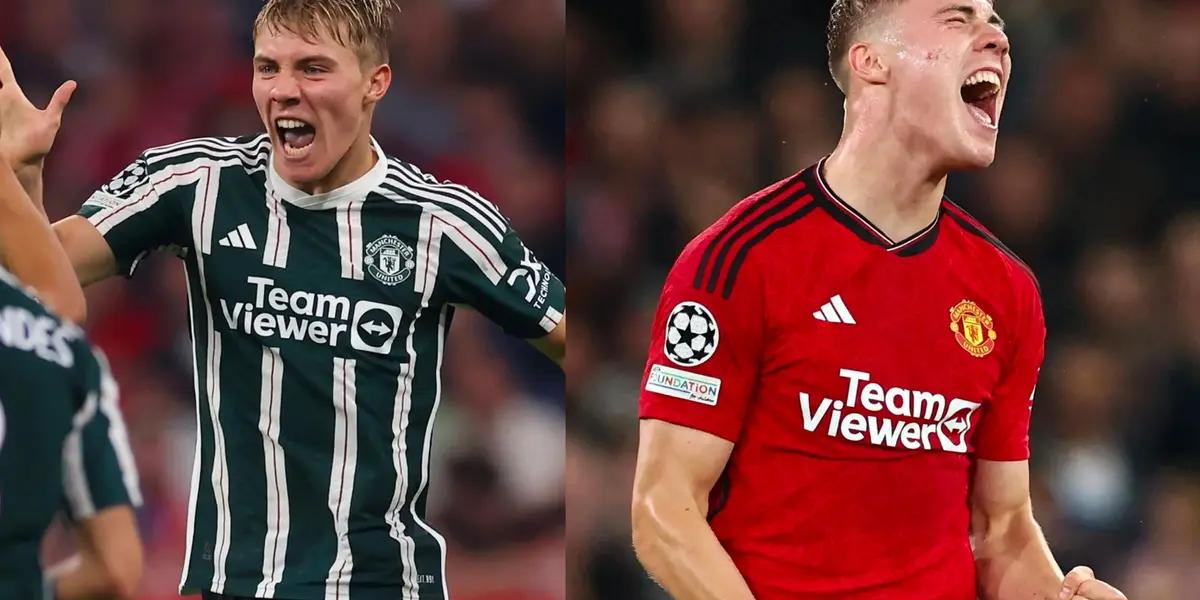 Hojlund scored for Manchester United