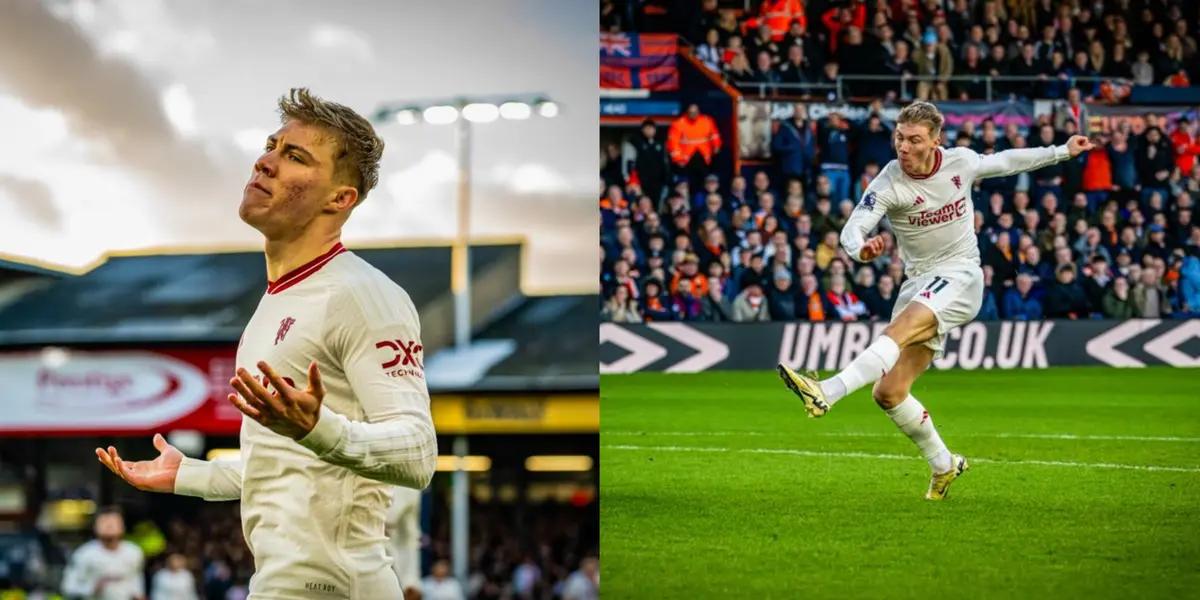 Hojlund's six minute brace was enough to give Manchester United the win against Luton Town.