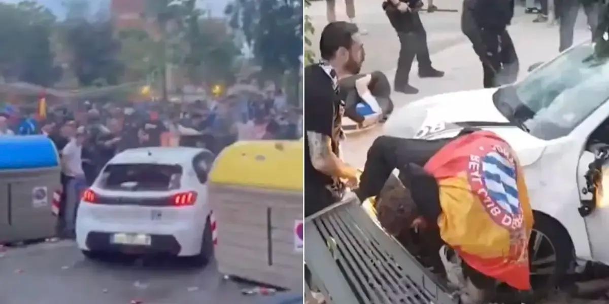 HOLY SMOKES! Car Plows Through Fans Before Barcelona Derby - You Gotta See This Chaos.