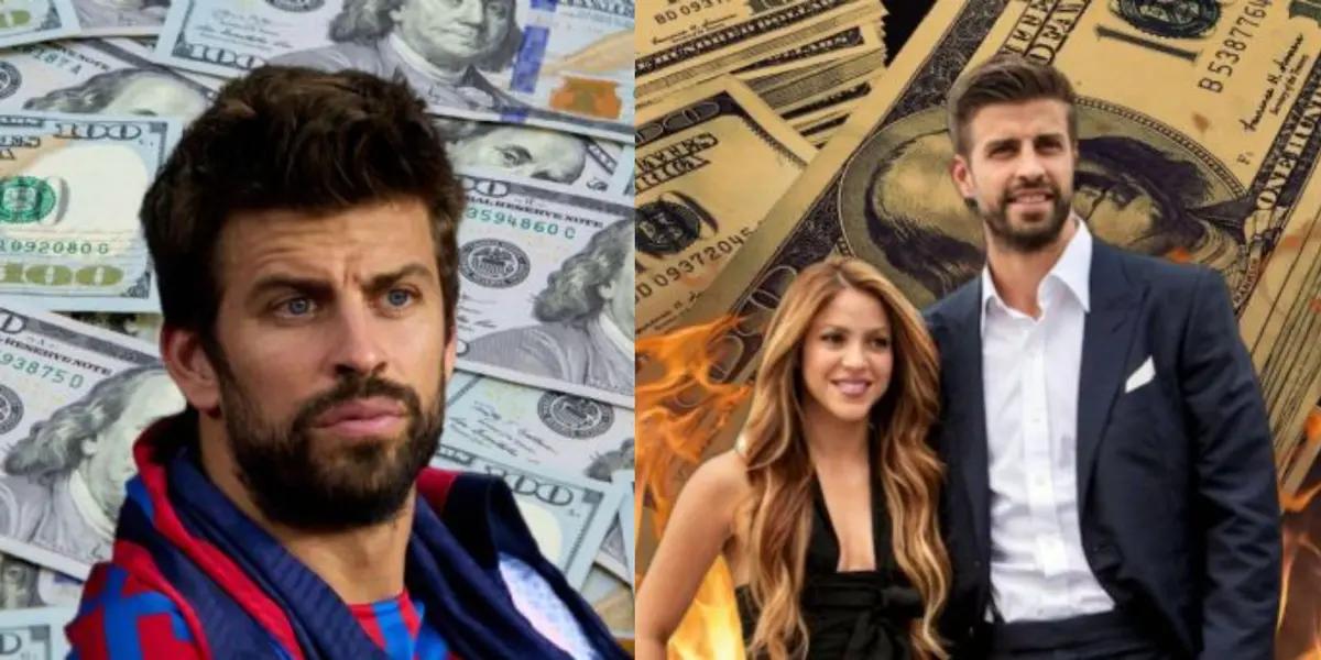 How much money will Pique retire with?