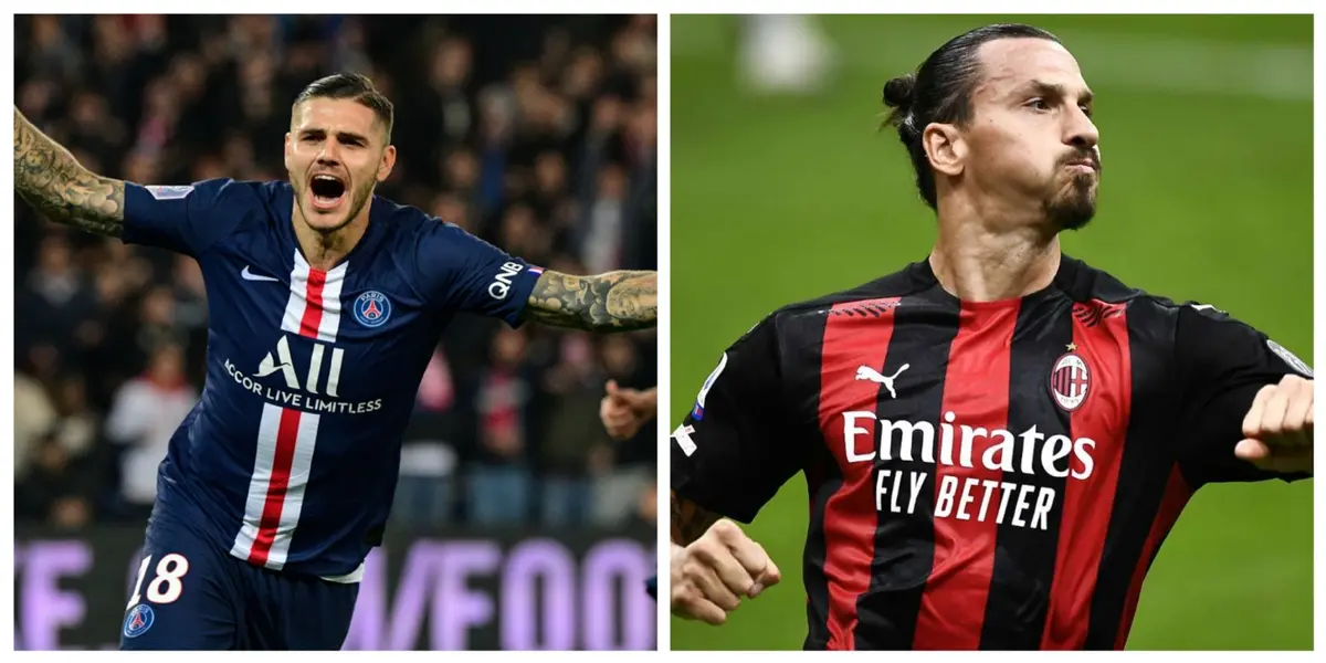 If Mauro Icardi arrives at the Italian club AC Milan he will have to compete with Zlatan Ibrahimovic for a spot as a starter. Which of them would be in the starting line-up?
