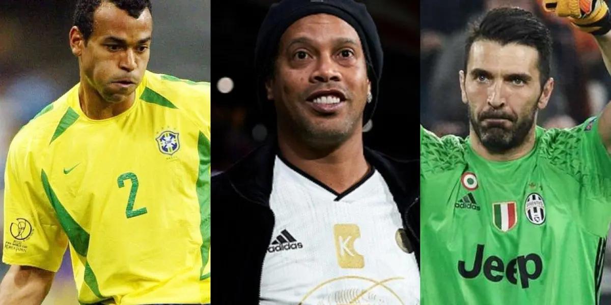 In addition to football, Ronaldinho, Buffon, Cafu and Sneijder share the same passion and take the opportunity to get a great economic profit for their image.